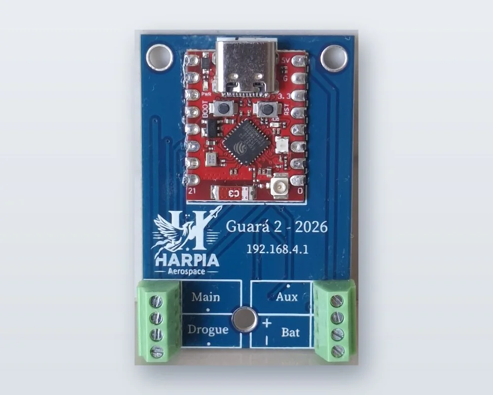 Placa do computador de voo Guará 2